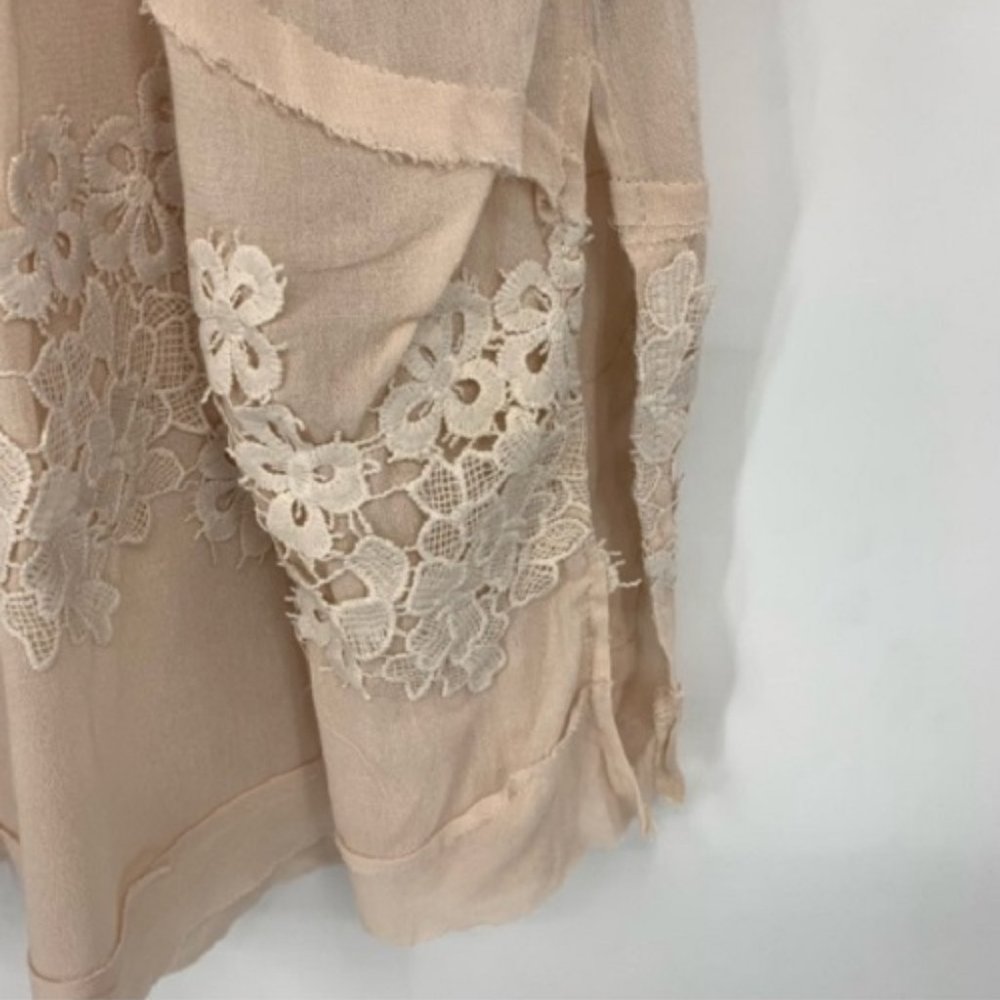 POL Floral Off The Shoulder Lace Appliqué Top - Picture 4 of 5